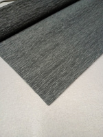 Гофро бумага \ 50*250 см \ цвет графитово черный