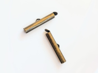 Слайдер. Размер 4×25 мм. Цвет - бронза. 1 шт