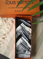 Комплект шкарпеток Louis Vuitton 6 пар (Подарункова упаковка)