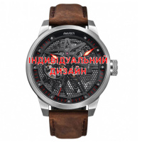 Awarder 058 Silver-Red Leather Індивідуальний дизайн
