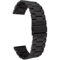 DM Ремінець Rolex 3 Bead 20 mm Універсальний Black