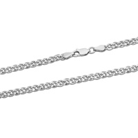 Серебряная цепочка CatalogSilver с без камней, вес изделия 9,34 гр (2173120) 550 размер