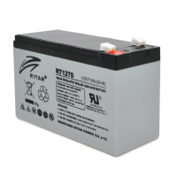 Аккумуляторная батарея AGM RITAR RT1270, Gray Case, 12V 7.0Ah  ( 151 х 65 х 94 (100) ), 1.94 kg Q10