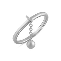 Серебряное кольцо CatalogSilver с без камней, вес изделия 1,51 гр (2094562) 16.5 размер