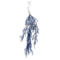 Ветка декоративная Novogod'ko 974887 21 см синяя