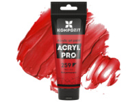 Фарба художня Acryl PRO ART Kompozit 75 мл, 259 червоний міцний