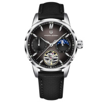 Чоловічий годинник Pagani Design PD-YS021 Black-Silver з сапфіровим склом та автопідзаводом
