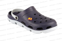 Мужские Тапочки CROCS сабо сине-серый Кроксы Шлёпки (размеры: 41,42,43,44,45,46)