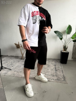 Комплект - Чорний/Білий  - 53-222