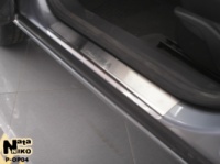 Защитные накладки на пороги OPEL ASTRA III H 5D c 2004-2009г.