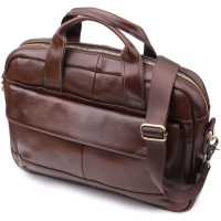 Портфель для мужчин из натуральной кожи Vintage 23040 Коричневый