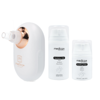 Набір Вакуумний очищувач шкіри та пор SKINCLEANER 7.0 + Гідратуючий гель Hydration Gel + Заспокійлива маска для обличчя Soothing Mask