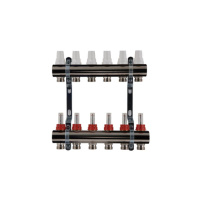 Колектор з витратомірами SD Plus 1« 6 виходів SDO235W6