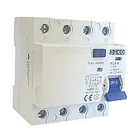 TENCE ПЗВ диф реле 4-полюсне, 30 мА, тип A, 40А