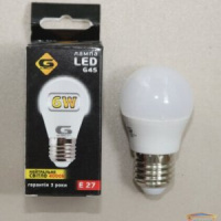 Светодиодная лампа G-TESH 6W E27 4000k шар
