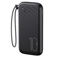 Портативний зарядний пристрій Power bank Usams US-CD150 PB56 with Lanyard 10000mAh, Чорний - купити в SmartEra.ua