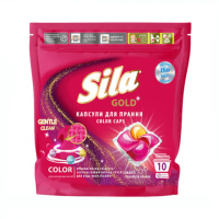Капсулы для стирки SILA Gold Color для цветных тканей (10 шт.)