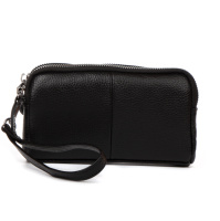 PODIUM Косметичка кожа 6002-A black