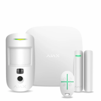 Комплект беспроводной сигнализации Ajax StarterKit Cam Plus (HDR) white ( Hub 2 Plus /MotionCam(HDR)/DoorProtect/SpaceControl )