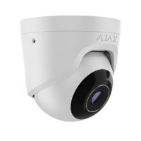 5 Mp проводная охранная IP-камера Ajax TurretCam (5 Mp/4 mm) White