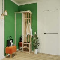 Прихожая с зеркалом Doros City One Door 110х45х210 см Дуб cонома (DRS-011306)