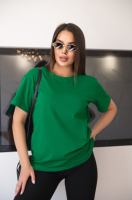 Базова жіноча футболка «Enkel» оптом | Норма і батал Зелений, 54-56