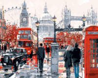 Картина по номерам «Чарівність Лондону» 40х50см
