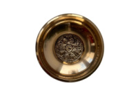 Тибетська співаюча чаша з гравіюванням Аштамангала (D 13 см)