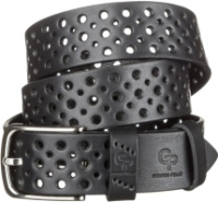 Ремень мужской Grande Pelle 11066 джинсовый Черный