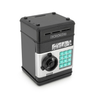 Копилка-сейф YT35516, кодовый замок, Black, Box