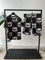 Комфортний чорний чоловічий літній спортивний костюм-двійка | 42-5/675