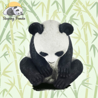 Декоративная скульптура для сада «Sleeping panda» 27,8х27х26,5см статуэтка для сада, садовая фигурка (ST)