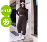 Спортивний костюм на флісі з коротким худі «Navi» | Норма і батал | Розпродаж моделі