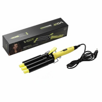 Плойка потрійна VGR V-595 YELLOW
