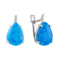 Серебряные серьги CatalogSilver с опалом 2.747ct (2083573)