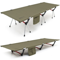 Ліжко складане Naturehike ультралегке NH19JJ006, алюміній, зелений