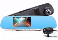 Відеореєстратор дзеркало DVR L706 Full HD 1080P із камерою заднього виду!