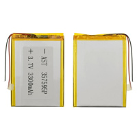 Аккумулятор 357595P универсальный с контроллером, 3,1 х 71 х 96 мм (3000 mAh)/ для смартфона, планшета