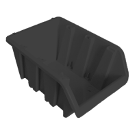 Контейнер вставной средний 230х160х120 мм Черный
