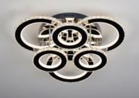 Светодиодная хрустальная люстра SVLIGHT LED 2871/3+3 200W 2.4G 3000-6000K+пульт