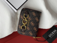 Гаманець Guess Dagan 4G logo коричневий