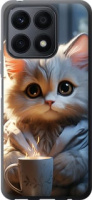 Чехол на Huawei Honor X8a White cat 5646u-2963