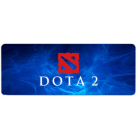 Коврик 300*700 тканевой DOTA2, толщина 3 мм, Blue, OEM