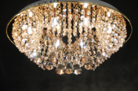 Галогенная  люстра с хрусталя SVLIGHT двенадцати ламповая 98238/12 золото