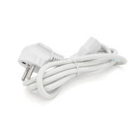 Кабель питания Ritar PC-186 CEE7/17-C13, 1.5m, 0.75mm,  3 pin (евровилка), White, OEM, МЕДЬ!!!!
