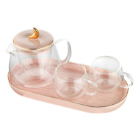 Чайный набор Луна 12060 4 предмета розовый