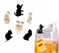 Декоративні прикраси для коктейлю ''Котики'' 6шт.