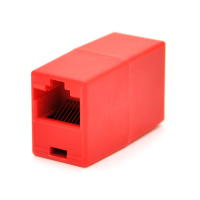 Соединитель RJ45 8P8C мама/мама RJ45 для соединения кабеля, красный, Q100
