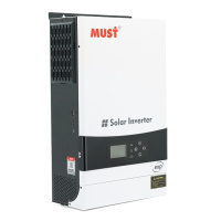 Гибридный инвертор MUST PH19-6048EXP, 6000W, 48V, ток заряда 1-60А, 160-275V, MPPT (80А, 450 Vdc), 490х300х150