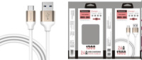 Кабель USB/TYPE-C Reddax RDX-305 (1,2 м) WHITE